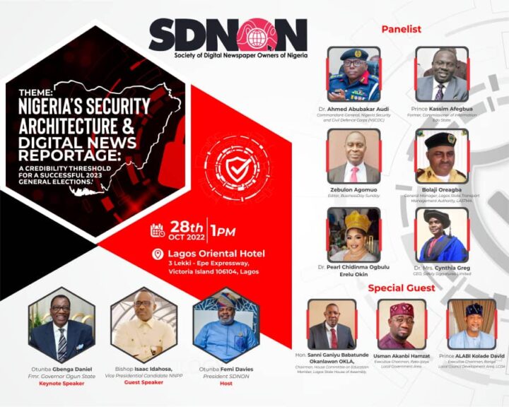 Otunba Gbenga Daniel, Bishop Isaac Idahosa, others to speak at SDNON Summit 2.0